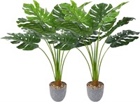 UNADRA 2Pack 31.5' Faux Monstera Plant Set