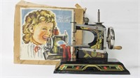 Vintage Chidren's Toy Casiage Sewing Machine w Box