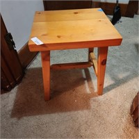 Vintage Rocky Mountain Pine Wood  Side Table