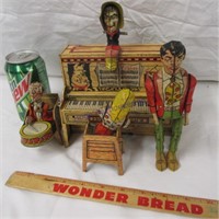 Wind up tin toy piano