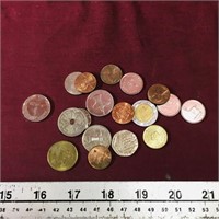 Lot Of Assorted World Coins