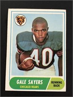 1968 Topps Gale Sayers Card #75 Bears HOF 'er