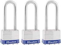3PK Master Lock 1TRILJ Outdoor Padlock with Key