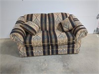 Vintage Navaho print loveseat - comes from pet