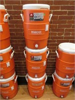 Lot of (3) Igloo 5 gal Water Coolers