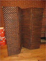 Woven Wood/Bamboo Style Room Divider