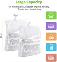 OTraki 2 Pack Mesh Laundry Bags with Handle 16 x
