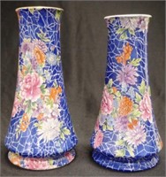 Two Shelley earthenware 1920's vases