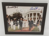 (J) Two Presidents Richard Nixon and wife with