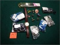 Pins, Watch, and Misc.