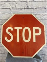 Vintage Metal Stop Sign