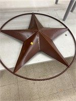 Metal Star Decor approx 34 inches round