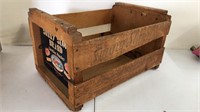 Sunny Slope Peach Wood Crate