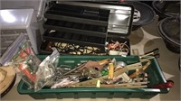 Toolbox and planter of kitchen utensils and more