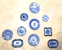 Blue & White Spode & Copeland Plates