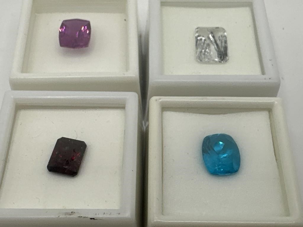 Semi Precious Stones Purple Sapphire, Mozambique