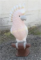 Concrete Garden Statue Cockatiel/Parrot 1 pc lot