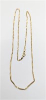 (U) 14K Yellow Gold Necklace (18" long) (2.5