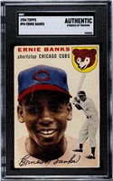 1954 Topps Baseball #94 Ernie Banks RC SGC Auth