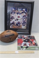 NICE FOOTBALL LOT INCLUDING PATRIOTS