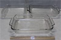 PYREX CASSEROLE DISHES