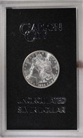 1882 CC MORGAN DOLLAR GSA WITH CARD GEM BU