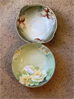 Two Hand-painted Porcelain Bowls incl. Thomas Comp