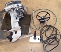 Evinrude 30 hp. Outboard Boat Motor Package