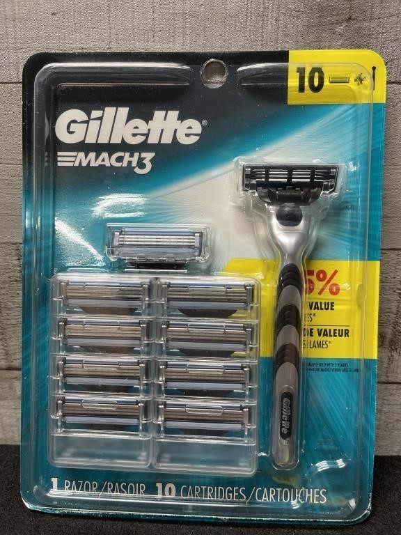 New Gillette Mach 3 Razor Kit