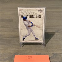 UD Robin Yount 3000th Hit Card