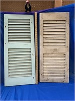 Vintage Pair of Wooden Shutters