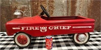 Old AMF Fire Chief Red Pedal Car