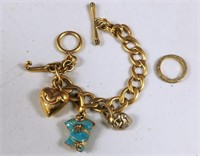 Juicy Couture Charm Bracelet & Ring