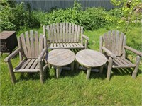 5- Piece Wooden Lawn Set