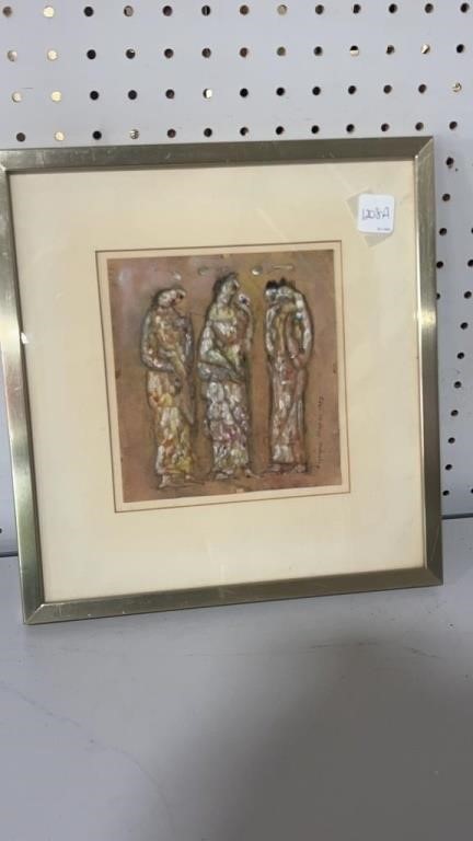Originial Watercolor & Gouache Three Muses