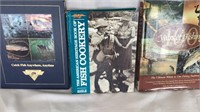 Books about fishing and a fish cookbook