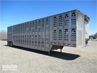 (DMV) 1994 Barrett Aluminum 102" x 48' Livestock T
