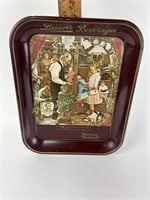 Lasers tray with Norman Rockwell  design