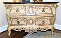 Granite Topped French Antique-Style  Dresser