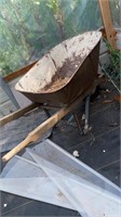 Wheelbarrow in Greenhouse