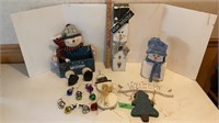 Snowman decor and ornaments