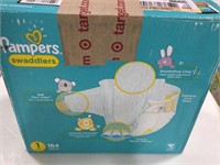 Pampers Swaddlers Size 1 164 Ct Diapers