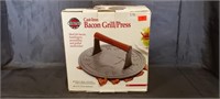 Cast Iron Bacon Grill / Press, Unused