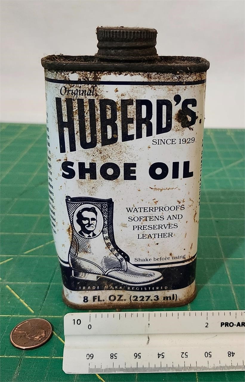 Antique Huberds shoe oil