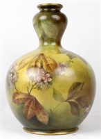 ROYAL BONN NOUVEAU PORTRAIT VASE ERBLUTH