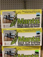 Mantis® Deck Clip System x 4 Boxes