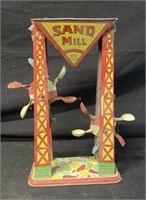 Vintage Tin Toy Sand Mill          - ZC