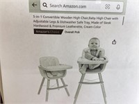 3 in 1 convertible high chair