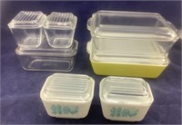 Glass Pyrex Containers & Lids