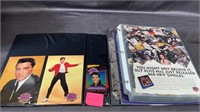 Binder of Elvis 1992 collector cards